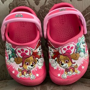Paw patrol toddler girls crocs